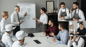Manejo de situaciones difíciles con empleados en un restaurante