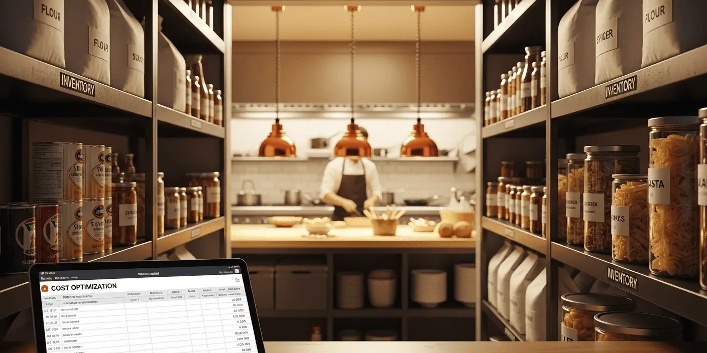 Optimización de costos mediante inventarios en un restaurante