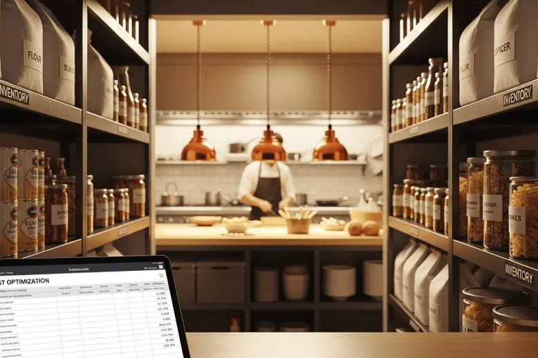 Optimización de costos mediante inventarios en un restaurante