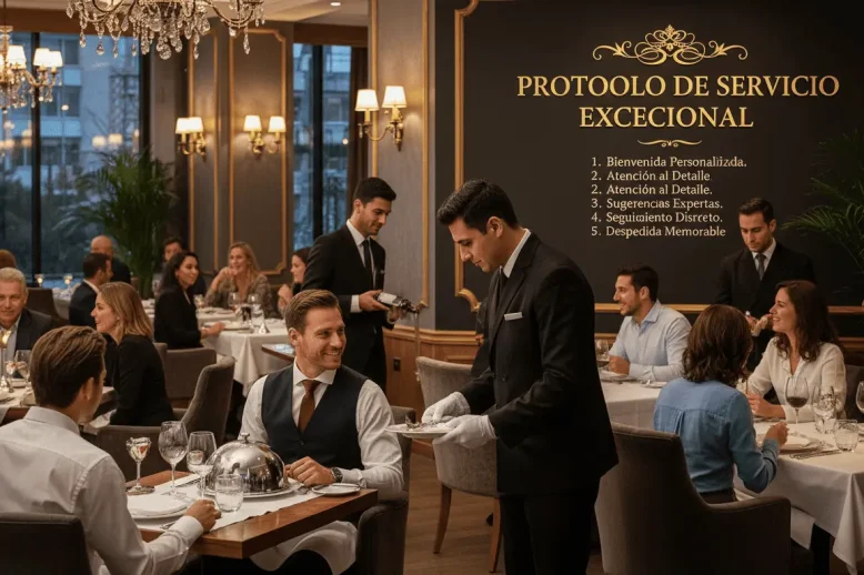 Estrategias de restaurantes para atraer clientes: Protocolo de servicio