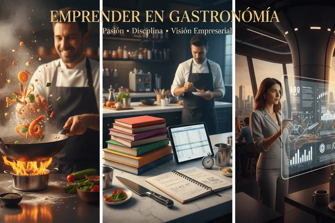 Emprender en gastronomía: pasión, disciplina y visión empresarial