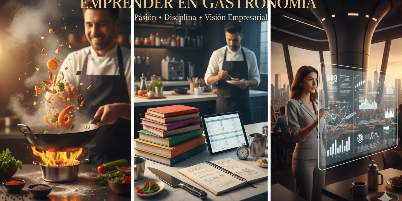Emprender en gastronomía: pasión, disciplina y visión empresarial