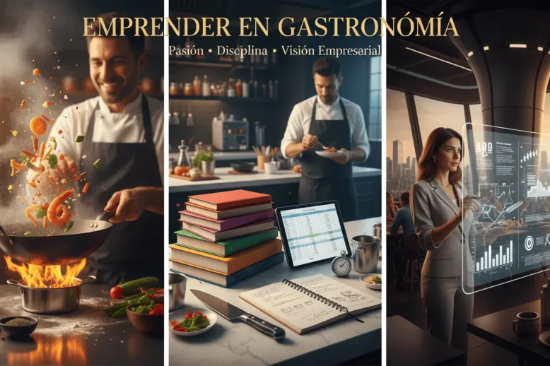 Emprender en gastronomía: pasión, disciplina y visión empresarial