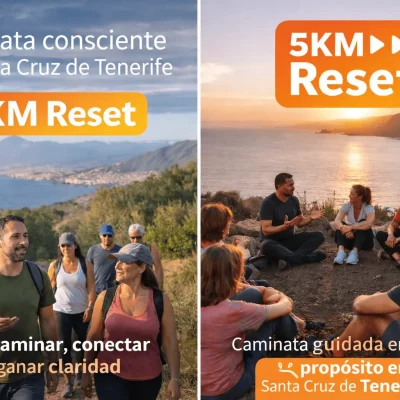 Caminata consciente en Santa Cruz de Tenerife descubre 5KM Reset