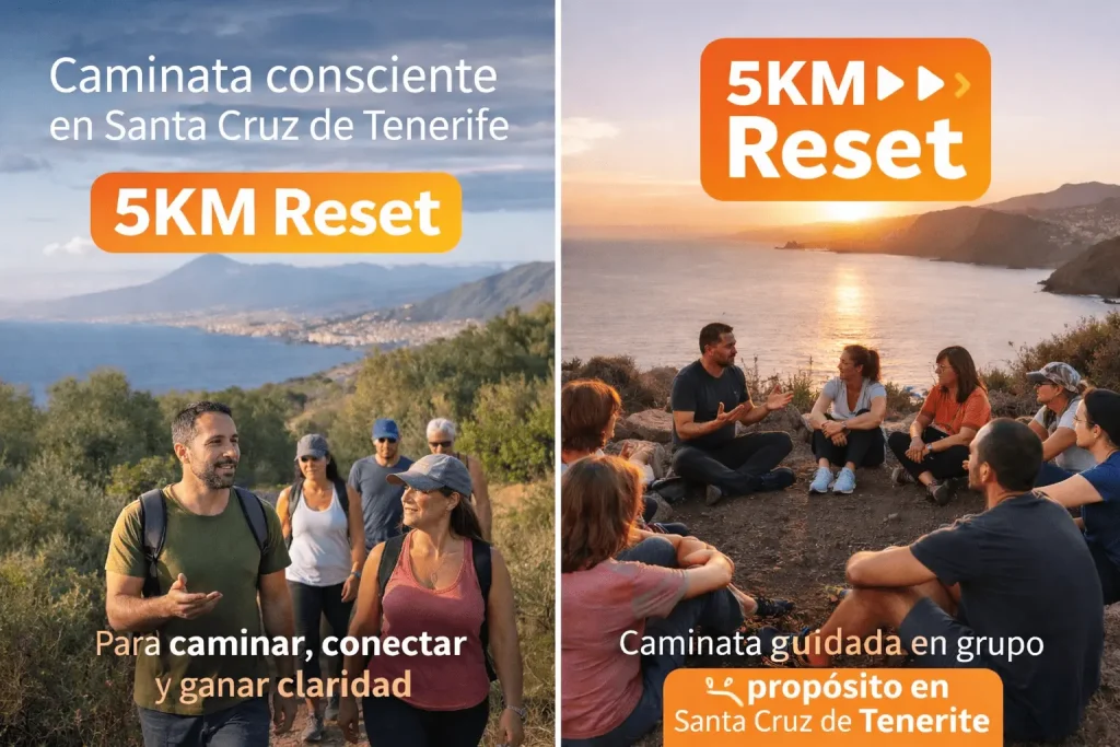 Caminata consciente en Santa Cruz de Tenerife descubre 5KM Reset