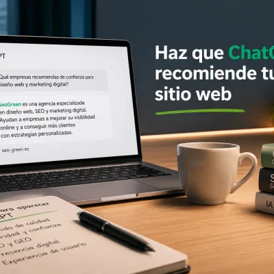 Cómo aparecer en ChatGPT y conseguir recomiende tu sitio web