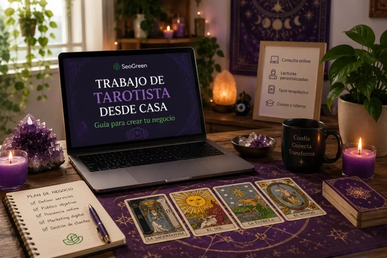 Trabajo de tarotista desde casa