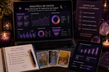 Analítica de datos para escalar negocios de tarot