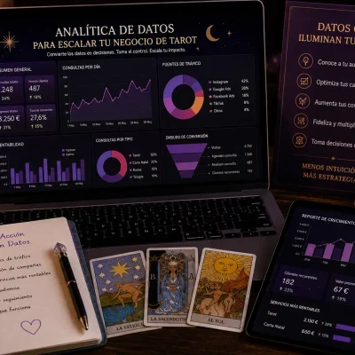 Analítica de datos para escalar negocios de tarot