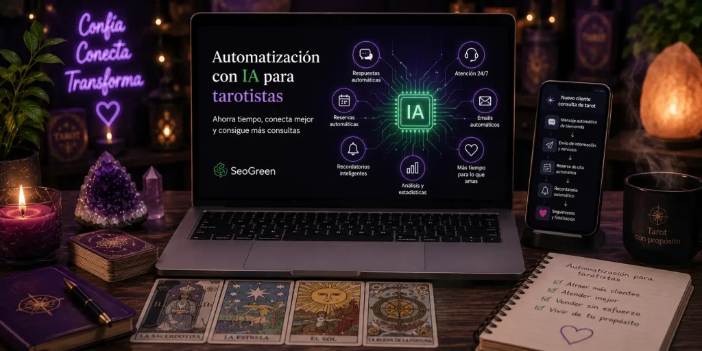 Automatización de reservas para gabinetes de tarot