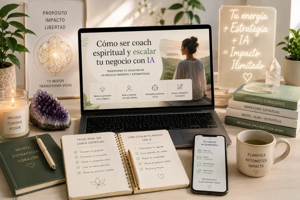 Cómo ser coach espiritual y escalar tu negocio con IA