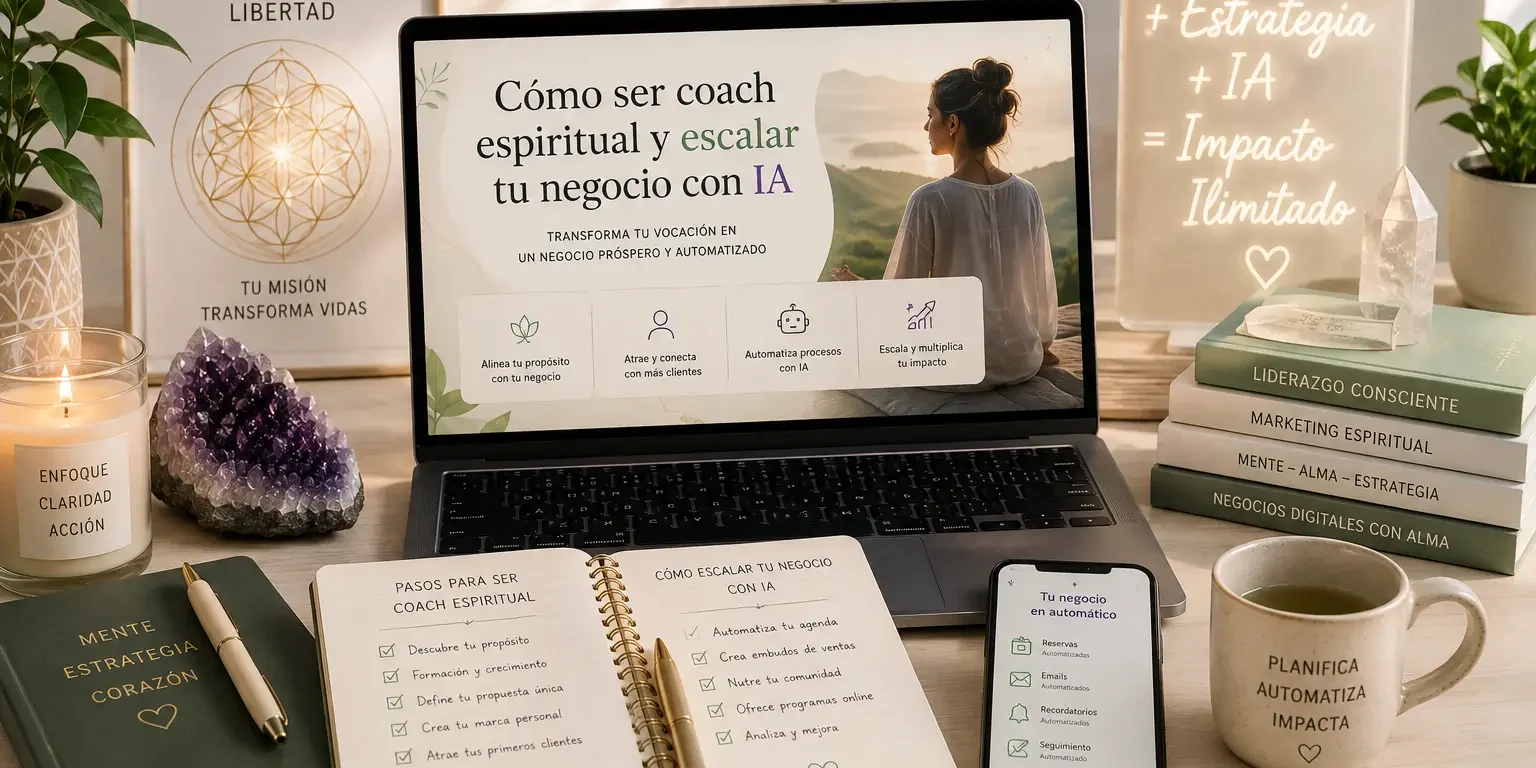 Cómo ser coach espiritual y escalar tu negocio con IA