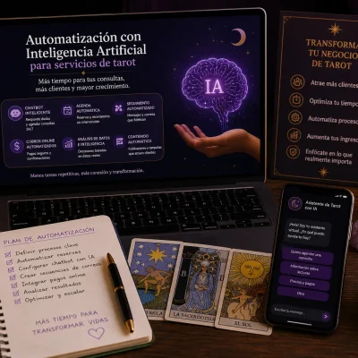 Automatización con inteligencia artificial para servicios de tarot