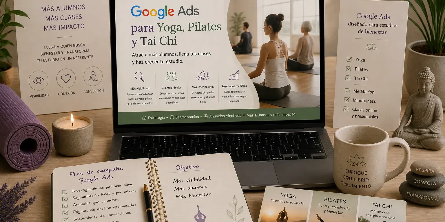 Google Ads para yoga pilates y tai chi Google Ads para yoga pilates y tai chi