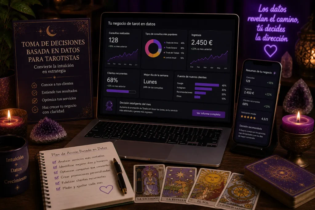 La toma de decisiones en una empresa de Tarot