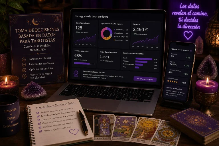 La toma de decisiones en una empresa de Tarot