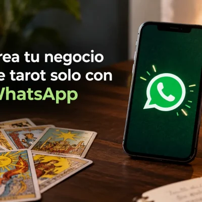 Crea tu negocio de tarot solo con WhatsApp