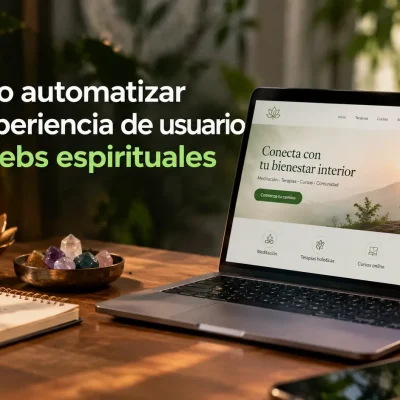 Cómo automatizar la experiencia de usuario en webs espirituales
